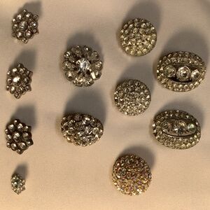 Vintage Rhinestone Buttons